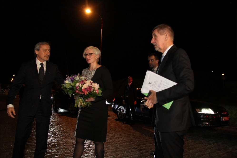 Tiskový briefing ministryně obrany Karly Šlechtové se zástupci tisku